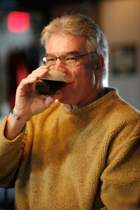 Don "Juan" Garrido Sipping a Guinness © Kathleen Connally